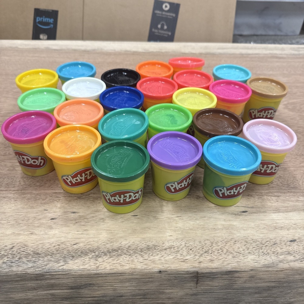 Play-Doh Modeling Compound 24-Pack‎ Case of Assorted Colors Non-Toxic 3 Oz Cans